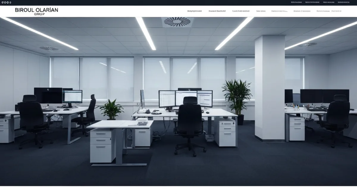 Birourile Olarian IT Group cu echipamente tehnologice avansate